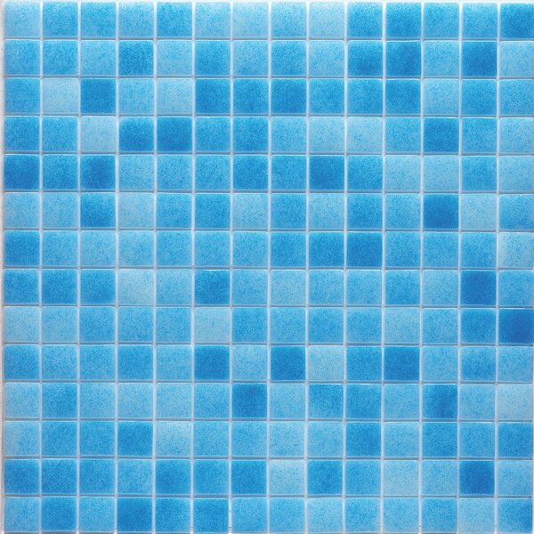Hisbalit Skleněná mozaika modrá Mozaika MAR 2,5x2,5 (33,3x33,3) cm - 25MARLH