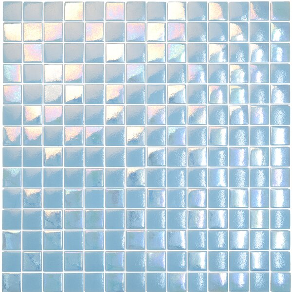 Hisbalit Skleněná mozaika modrá Mozaika CORCEGA 2,5x2,5 (33,3x33,3) cm - 25CORCLH