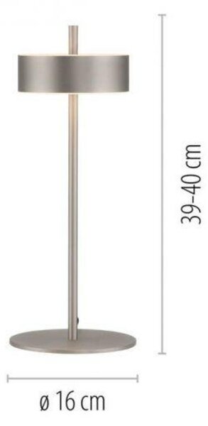 PAUL NEUHAUS LED stolní lampa Q-ROTATE hliník Smarthome s aplikací ZigBee 2700-5000K PN 4324-95