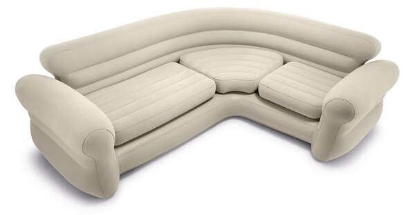INTEX Corner Sofa Nafukovací rohová pohovka 257 x 203 x 76 cm