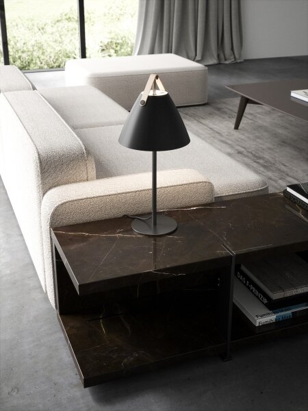 DFTP by Nordlux - Stolní lampa STRAP 1xE27/40W/230V černá