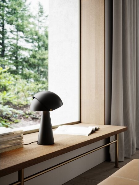 DFTP by Nordlux-Stolní lampa s nastavitelným stínítkem ALIGN 1xE27/25W/230V čern
