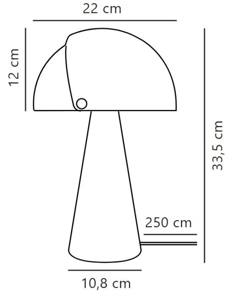 DFTP by Nordlux -Stolní lampa s nastavitelným stínítkem ALIGN 1xE27/25W/230V béž