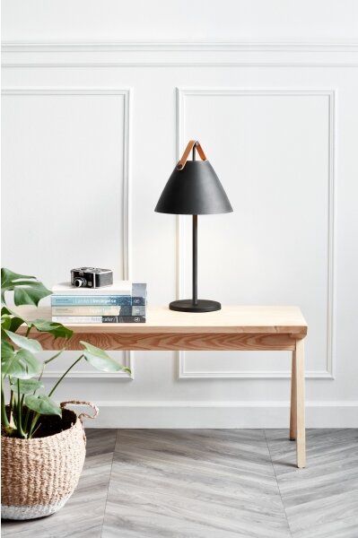 DFTP by Nordlux - Stolní lampa STRAP 1xE27/40W/230V černá