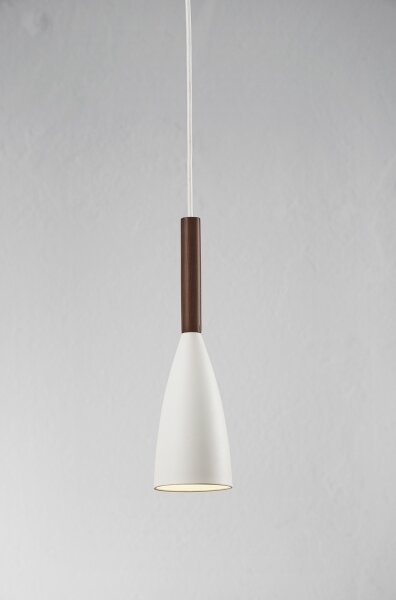 DFTP by Nordlux - Lustr na lanku PURE 1xE27/40W/230V bílá/ořech
