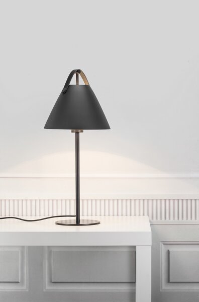 DFTP by Nordlux - Stolní lampa STRAP 1xE27/40W/230V černá