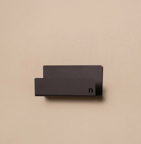 Nordesign Kovový držák na houbičku - Black NRD106