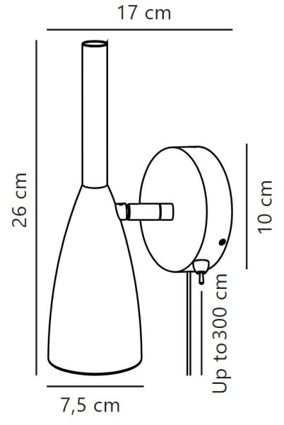 DFTP by Nordlux - Nástěnné bodové svítidlo PURE 1xGU10/8W/230V bílá