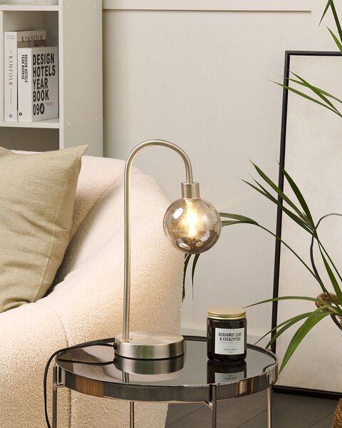 Stolní lampa RAMIS Kov Stříbrná