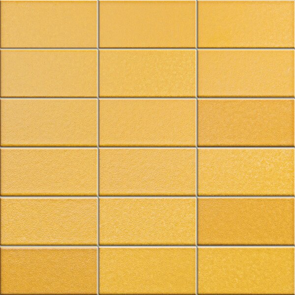 APPIANI Keramická mozaika žlutá Mozaika 2029 MIMOSA 50 5x10 (30x30) cm - MOS2029