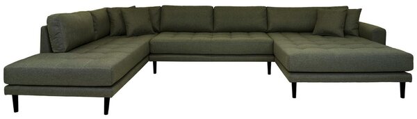 Nordic Living Rohová pohovka Limo 370 x 220 cm, levá