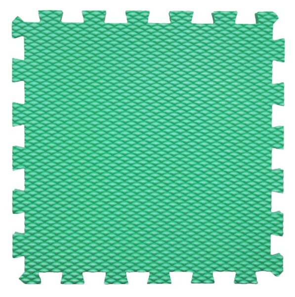 Základní puzzle díl MINIDECKFLOOR pro vytvoření pěnové podlahy - Zelená