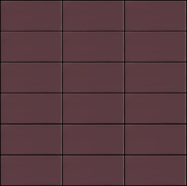 APPIANI Keramická mozaika červená Mozaika 2027 MARSALA 50 5x10 (30x30) cm - SET2027