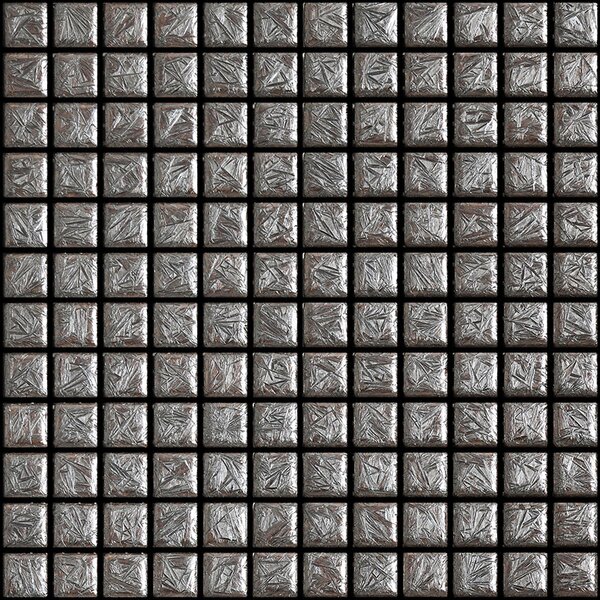 APPIANI Keramická mozaika černá; šedá; stříbrná Mozaika CRISTALLI 09-25 2,5x2,5 (30x30) cm - MTL7009