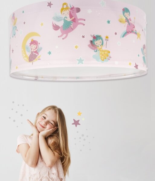 Dalber 42496 - Dětské stropní svítidlo FAIRY DREAMS 2xE27/15W/230V