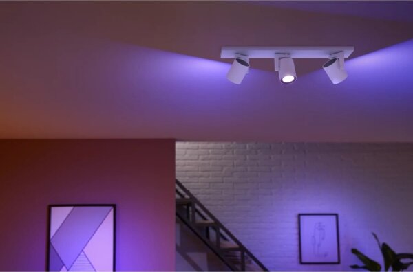 Philips - LED RGBW Stmívatelné bodové svítidlo Hue ARGENTA 3xGU10/4,2W/230V