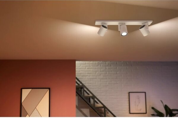Philips - LED RGBW Stmívatelné bodové svítidlo Hue ARGENTA 3xGU10/4,2W/230V
