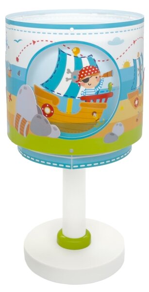 Dalber 60651 - Dětská lampička PIRATE ISLAND 1xE14/8W/230V