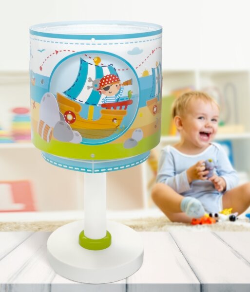 Dalber 60651 - Dětská lampička PIRATE ISLAND 1xE14/8W/230V