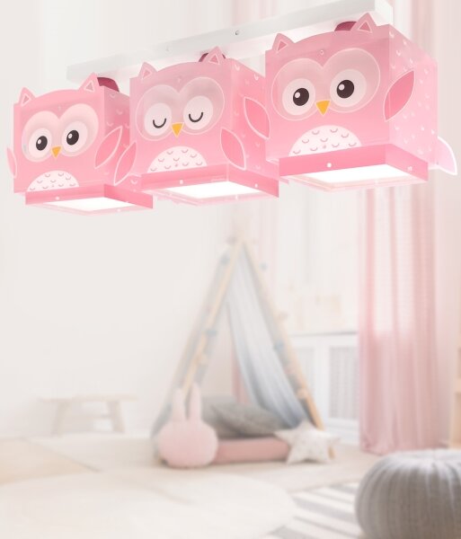 Dalber 64483 - Dětské stropní svítidlo LITTLE FRIENDS 3xE27/15W/230V