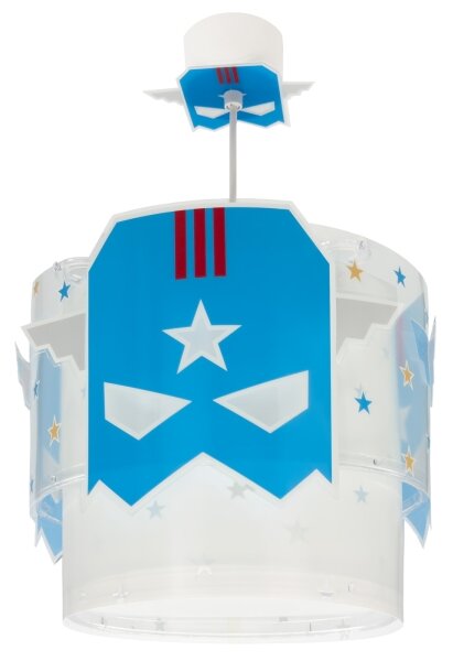 Dalber 61812 - Dětský lustr BLUE HERO 1xE27/15W/230V