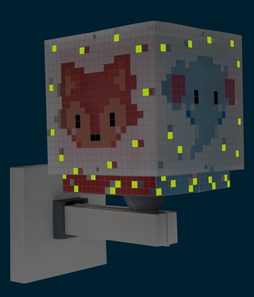 Dalber 63379 - Dětské nástěnné svítidlo LITTLE PIXEL 1xE27/15W/230V