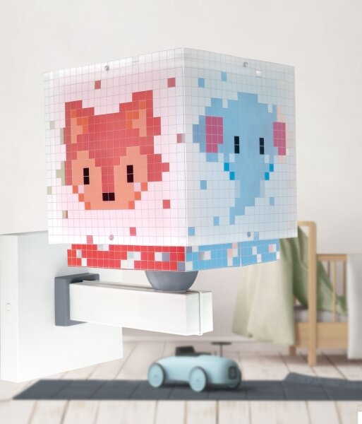 Dalber 63379 - Dětské nástěnné svítidlo LITTLE PIXEL 1xE27/15W/230V