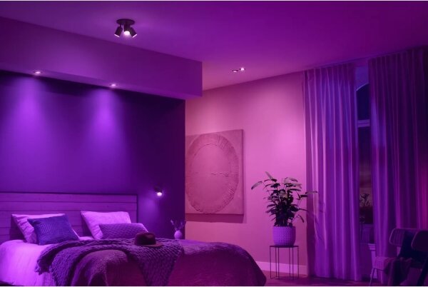 Philips - SADA 3xLED RGBW Stmívatelné podhledové Hue CENTURA 1xGU10/4,2W/230V