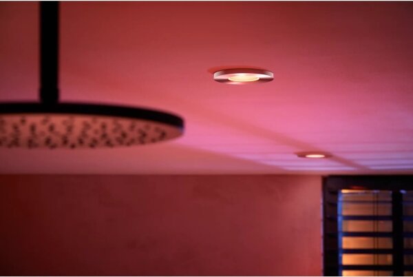 Philips - LED RGBW Stmívatelné koupelnové svítidlo Hue XAMENTO 1xGU10/4,2W IP44