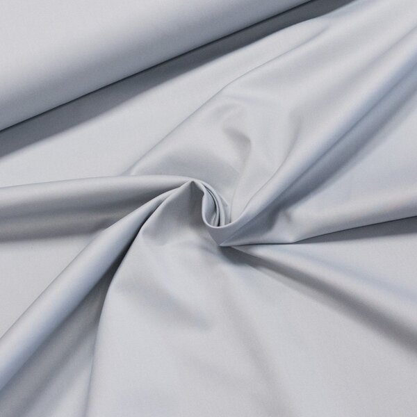 Směsový kepr elastický OLIMPIA ELASTIC PALE GREY, jednobarevný šedý, 165g/m2, š.150cm (látka v metráži)