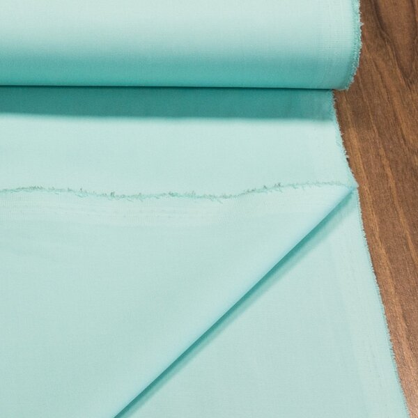 Směsový kepr elastický OLIMPIA ELASTIC CARIBE, jednobarevný mentolový, 165g/m2, š.150cm (látka v metráži)