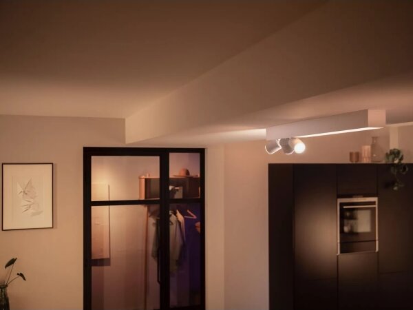 Philips-LED RGBW Stmívatelné bodové svítidlo Hue CENTRIS 3xGU10/4,2W + LED/11W