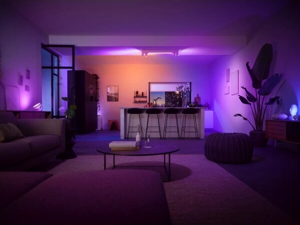 Philips-LED RGBW Stmívatelné bodové svítidlo Hue CENTRIS 4xGU10/4,2W + LED/11W