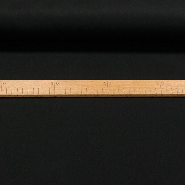 Směsový kepr elastický BRIGSTON ELASTIC BLACK, jednobarevný černý, 250g/m2, š.150cm (látka v metráži)