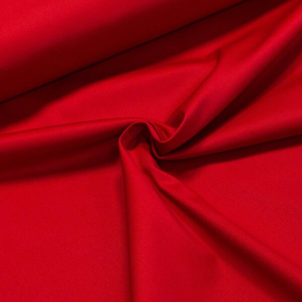 Směsový kepr elastický BRIGSTON ELASTIC RED, jednobarevný červený, 250g/m2, š.150cm (látka v metráži)
