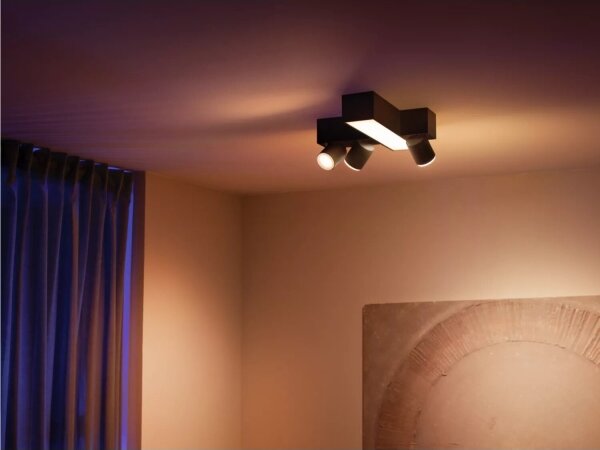 Philips-LED RGBW Stmívatelné bodové svítidlo Hue CENTRIS 3xGU10/4,2W + LED/11W