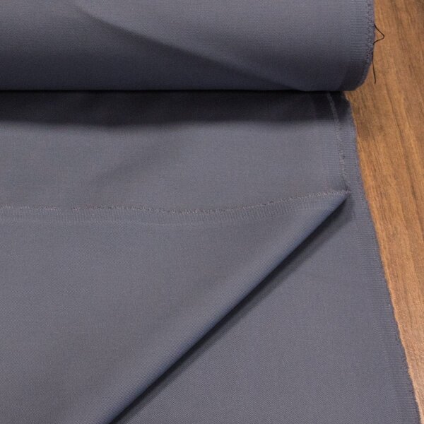 Směsový kepr elastický BRIGSTON ELASTIC MOLE GREY, jednobarevný tmavě šedý, 250g/m2, š.150cm (látka v metráži)