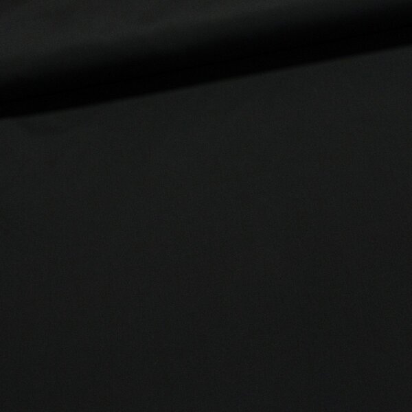 Směsový kepr elastický BRIGSTON ELASTIC BLACK, jednobarevný černý, 250g/m2, š.150cm (látka v metráži)
