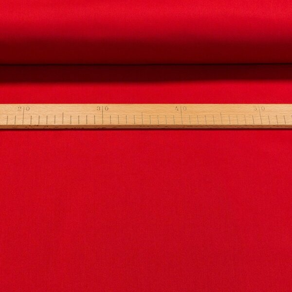 Směsový kepr elastický BRIGSTON ELASTIC RED, jednobarevný červený, 250g/m2, š.150cm (látka v metráži)