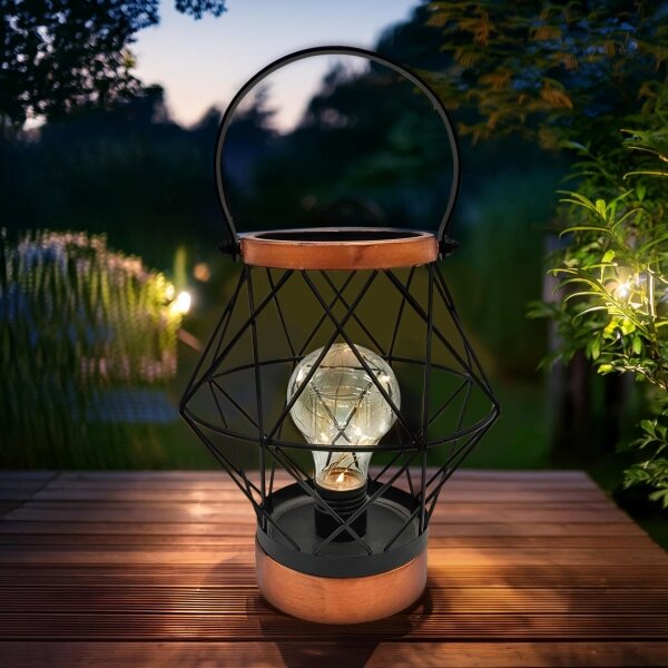 Solight WO3105 - LED Dekorační stolní lampa LED/3xAA černá/měď