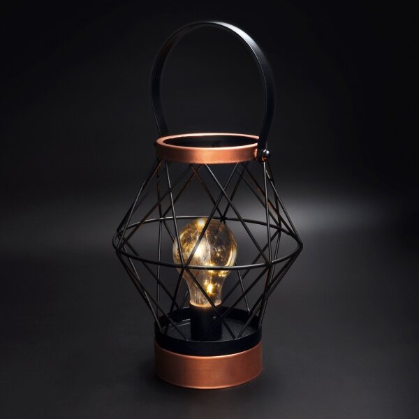 Solight WO3105 - LED Dekorační stolní lampa LED/3xAA černá/měď