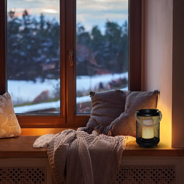 Solight WO3101 - LED Dekorační stolní lampa LED/3xAA černá