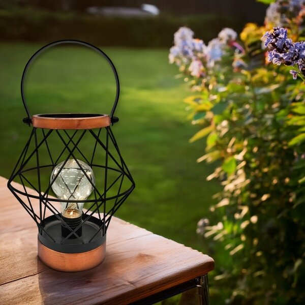 Solight WO3105 - LED Dekorační stolní lampa LED/3xAA černá/měď