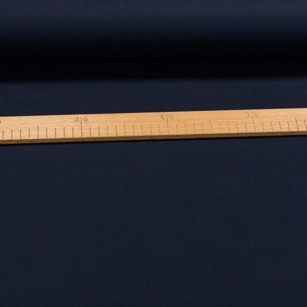 Směsový kepr elastický BRIGSTON ELASTIC SAILOR BLUE, jednobarevný tmavě modrý, 250g/m2, š.150cm (látka v metráži)