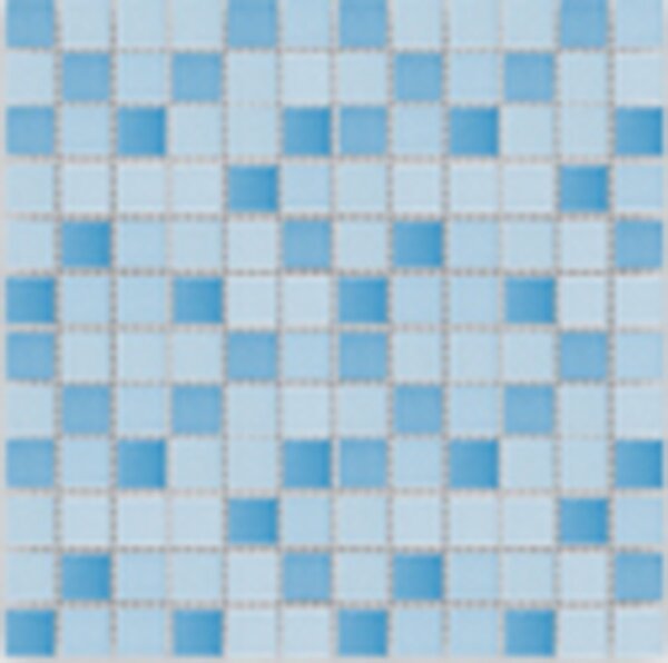 SP Obklad keramická modrá Mozaika Světle modrý mix lesklý 23 2,3x2,3 (30x30) cm - 80011.3H