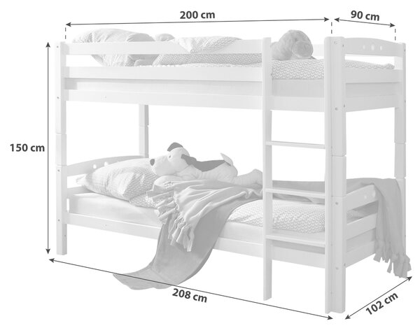 PALANDA 90/200 cm MID.YOU - Palandy, Online Only