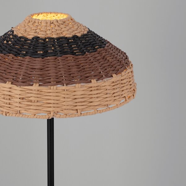 Nova Luce Ratanová stojací lampa Caro 147,5 cm