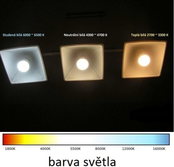 LED žárovka E27 4W 340lm G45, studená, ekvivalent 30W