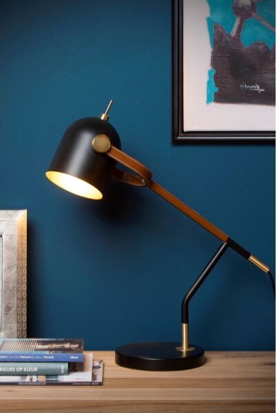 Lucide 05627/01/30 - Stolní lampa WAYLON 1xE27/25W/230V černá