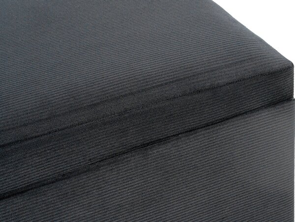 TRUHLOVÁ LAVICE, textil, kompozitní dřevo, 58/42/39 cm - Taburety, Online Only